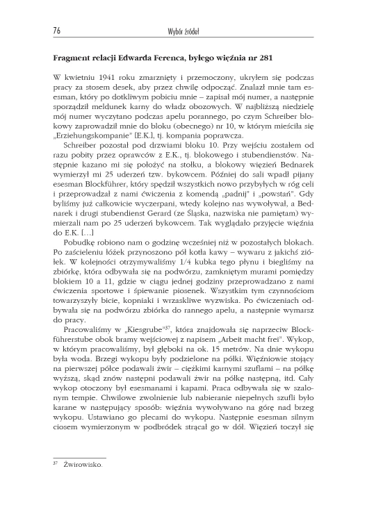 Kilka stron z książki