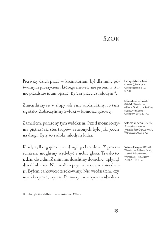 Kilka stron z książki