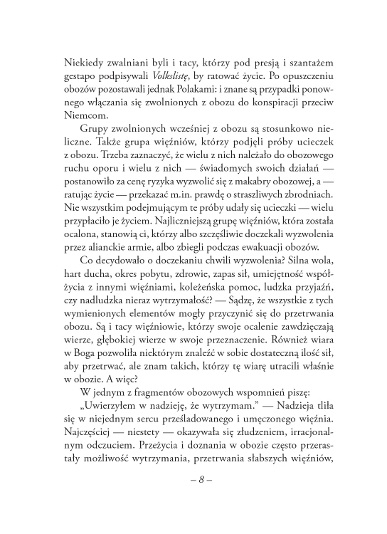 Kilka stron z książki